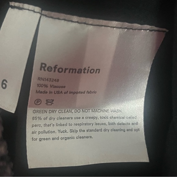Reformation Sybil One Shoulder Mini Dress in Sussie. Size 6 - Picture 8 of 11